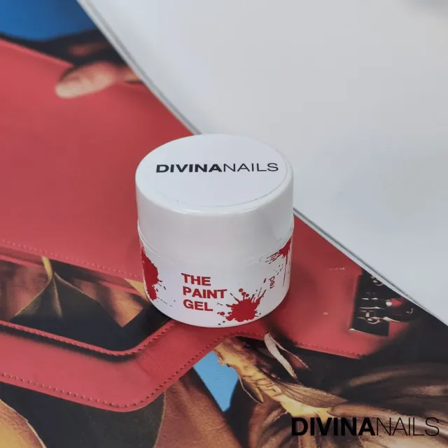 Diva Nails The Paint Gel Red gel nail art 5ml super pigmentato