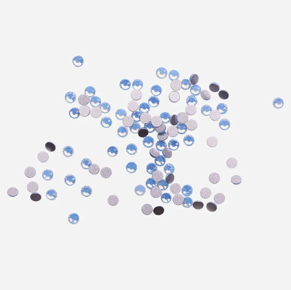 Komilfo strass unghie blu opale 10 100 pz