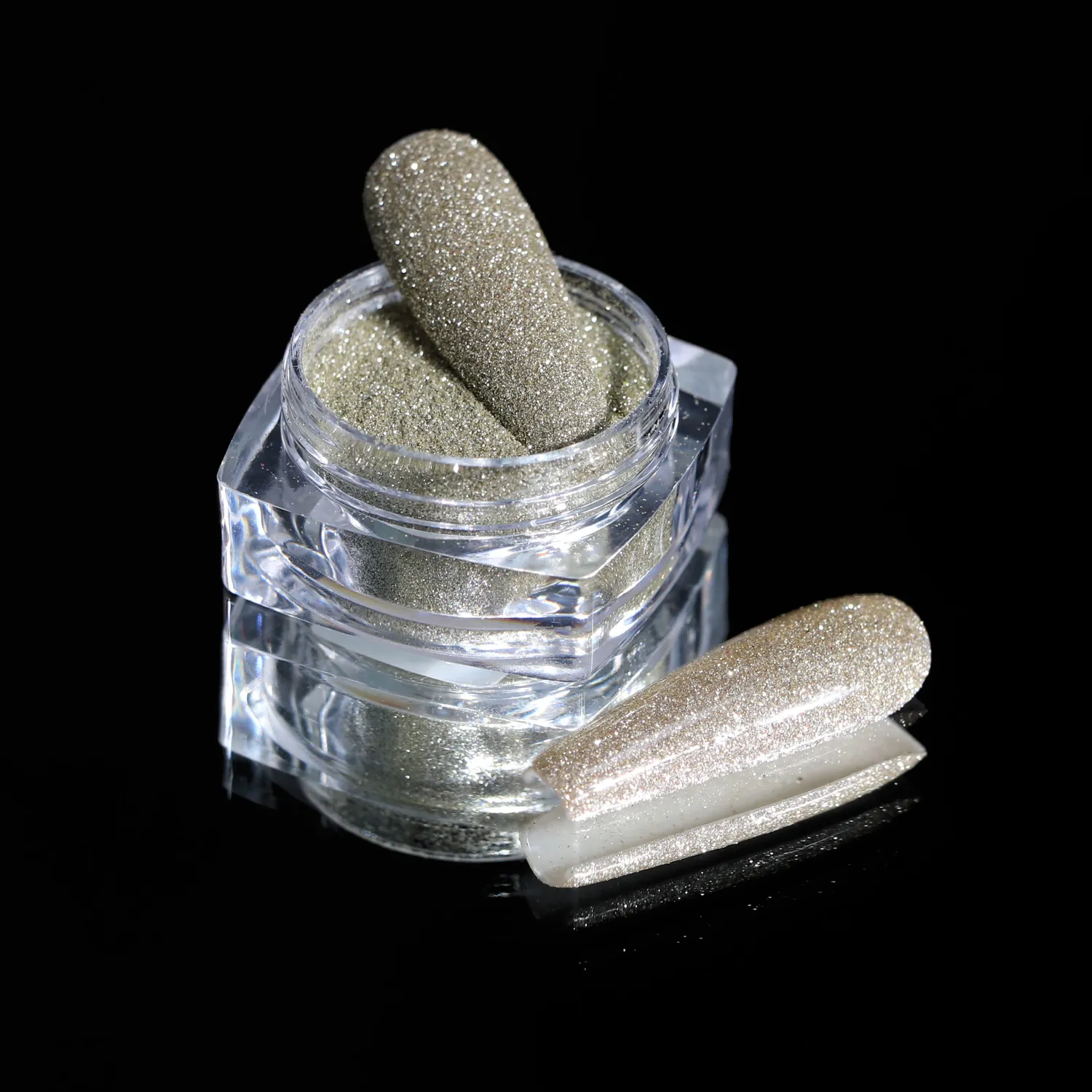 Komilfo Spangles 105 Glitter Unghie 2,5 g oro bianco