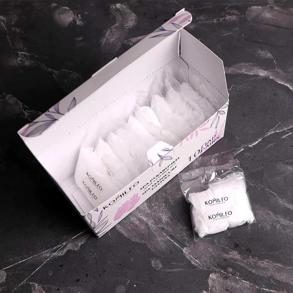 Komilfo SPA guanti manicure idratanti 10 paia
