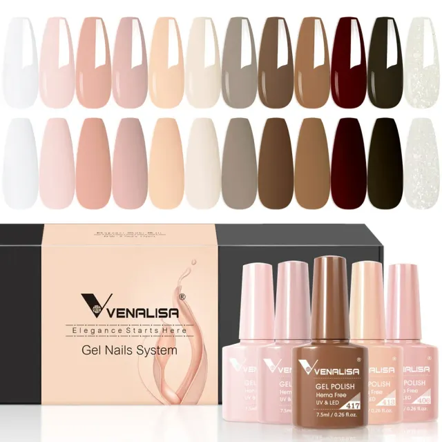 Venalisa Whisper Set 12 smalti gel 7,5ml HEMA free