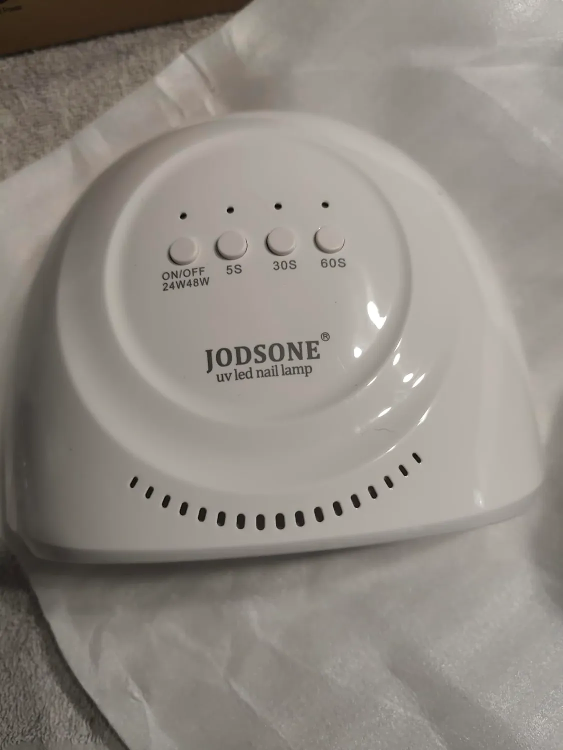 Jodsone lampada unghie UV LED 30 LED bianca timer 60s