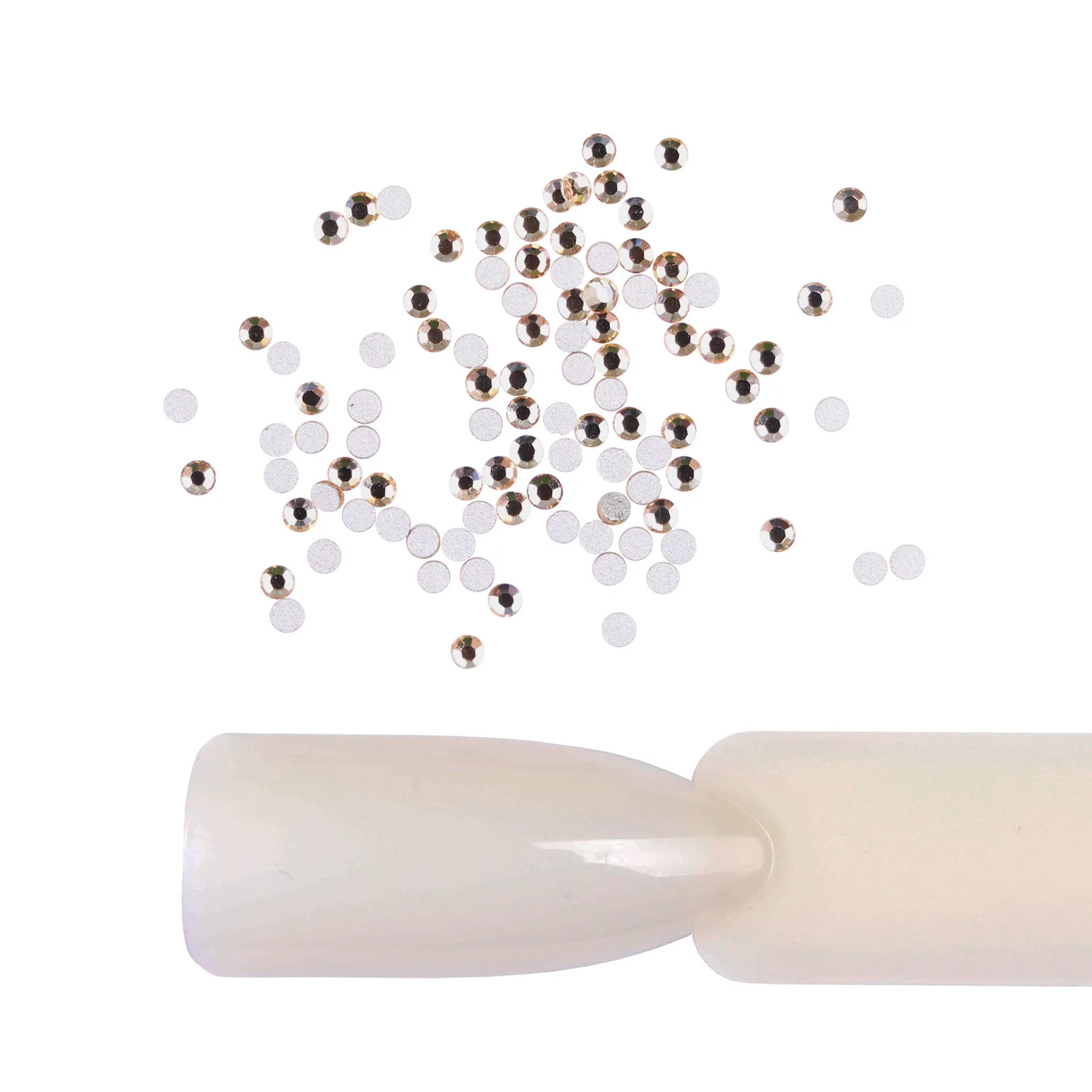 Komilfo strass champagne Size 3 decorazione unghie 100 pezzi