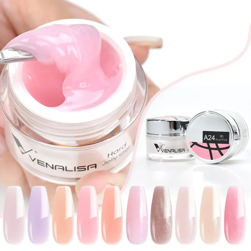 Venalisa Hard Jelly Builder Gel Unghie 15ml Hema Free