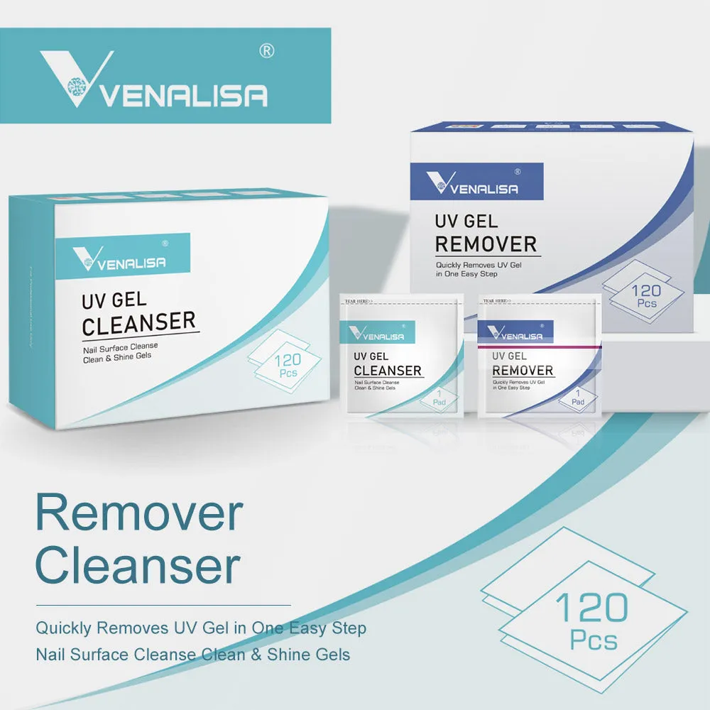 Venalisa Remover Cleanser foglietti unghie 240pz rimozione