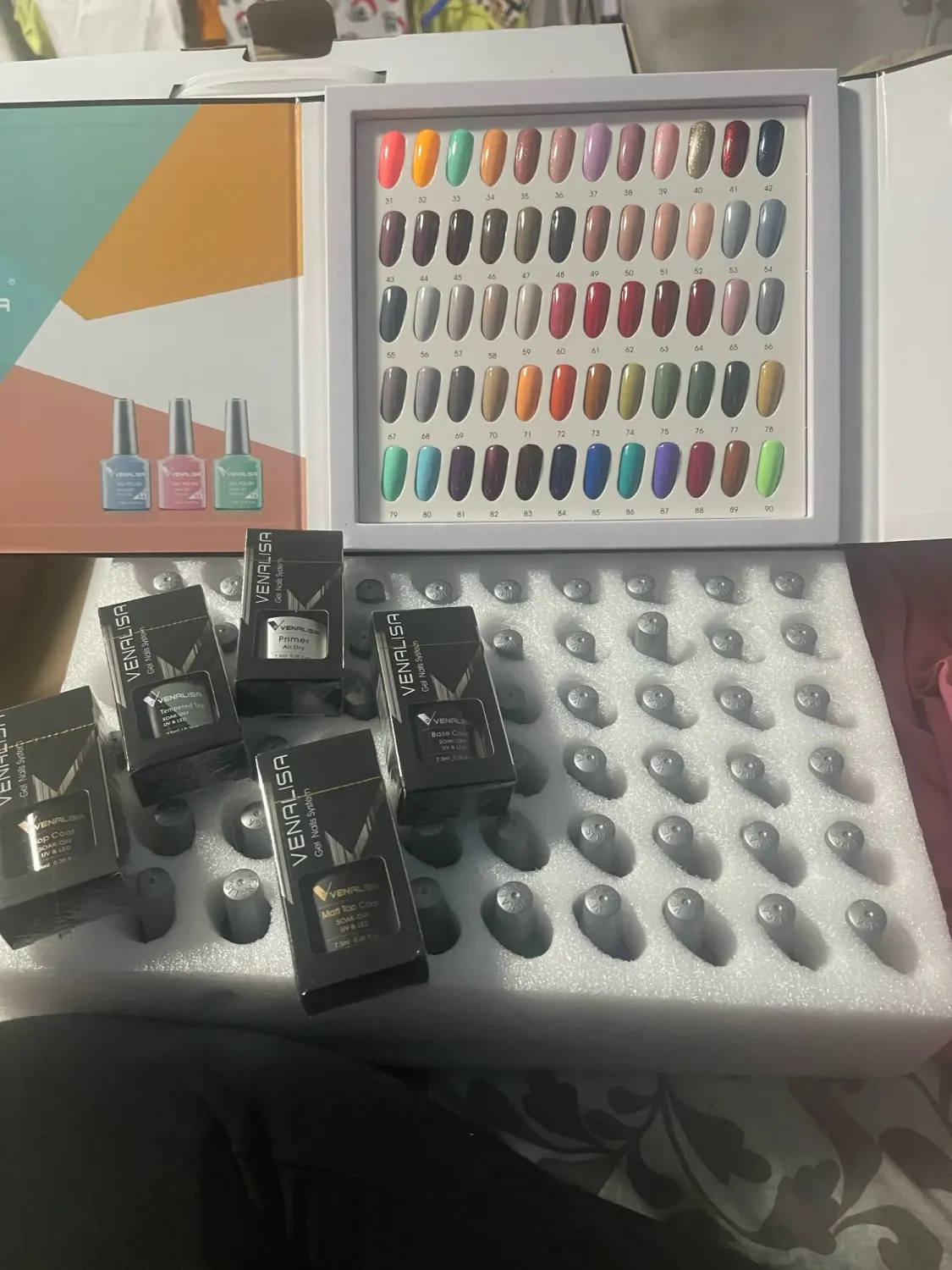Venalisa VIP2 kit smalti gel 60 colori 7,5ml completo