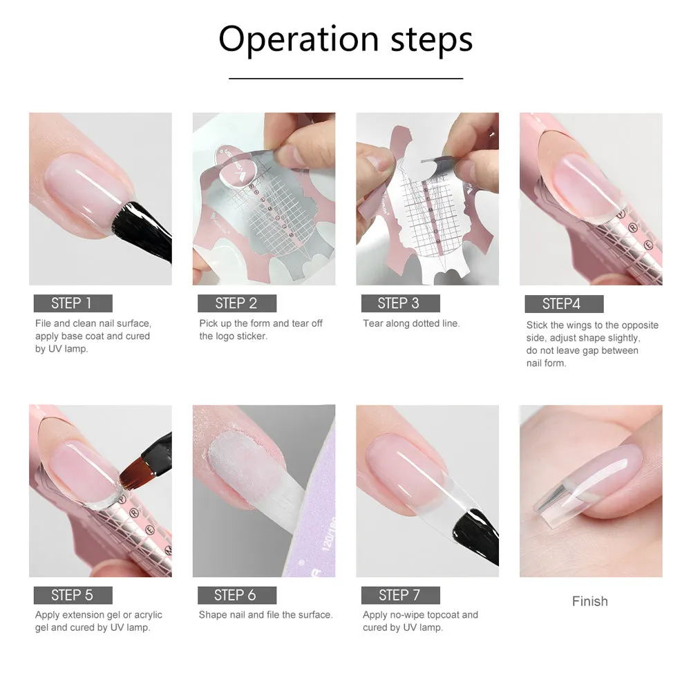Venalisa Nail Forms cartine unghie 300 pz allungamento