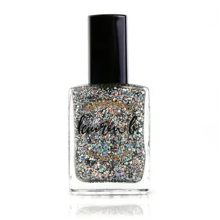 Lauren B Beauty 33 Carats smalto unghie glitter argento