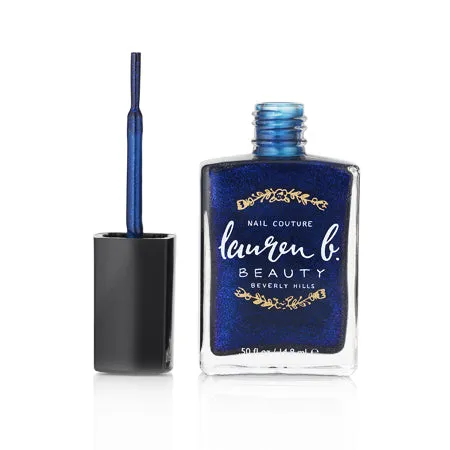 Lauren B Beauty Mid City at Midnight smalto blu metallizzato