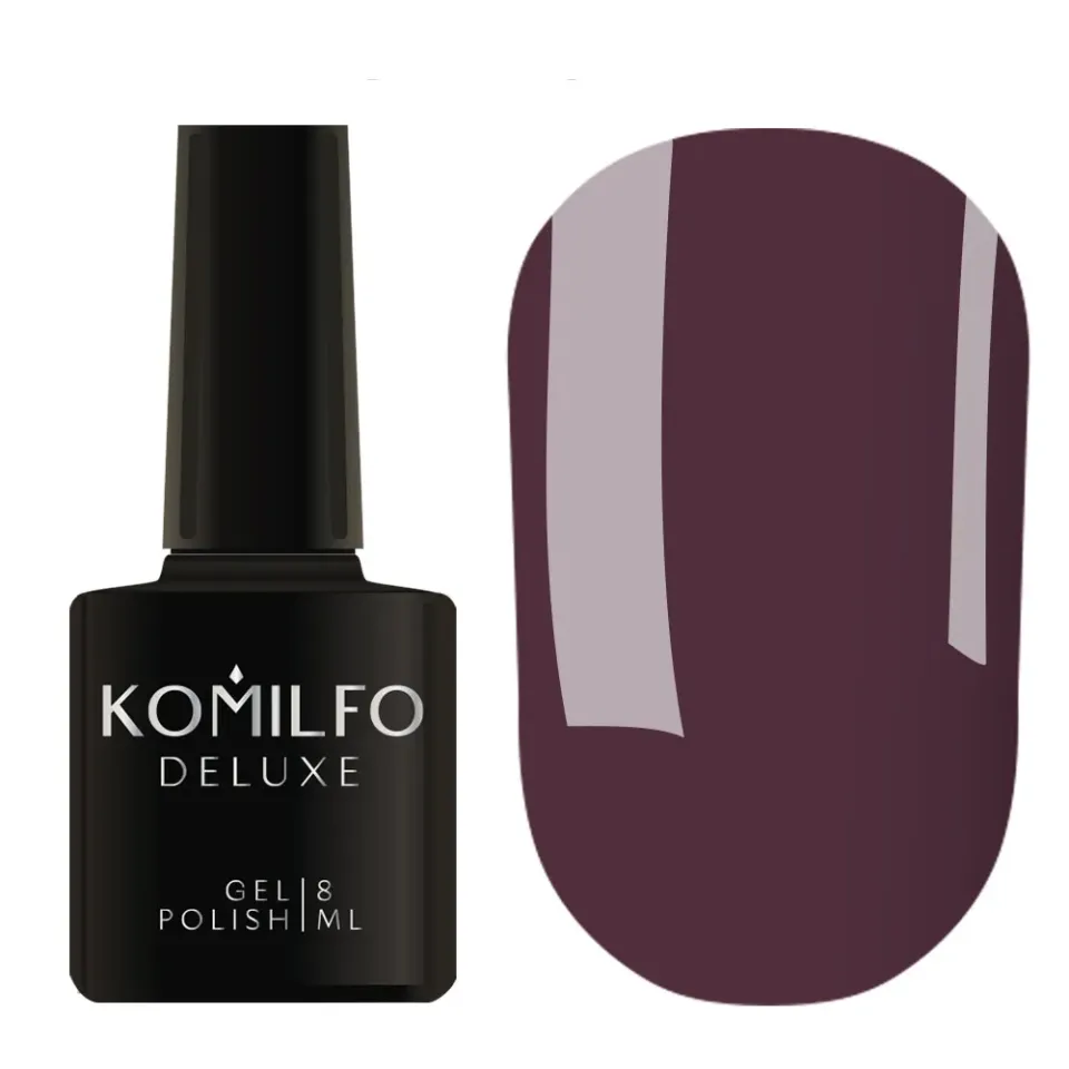 Komilfo Deluxe D105 smalto semipermanente melanzana 8 ml