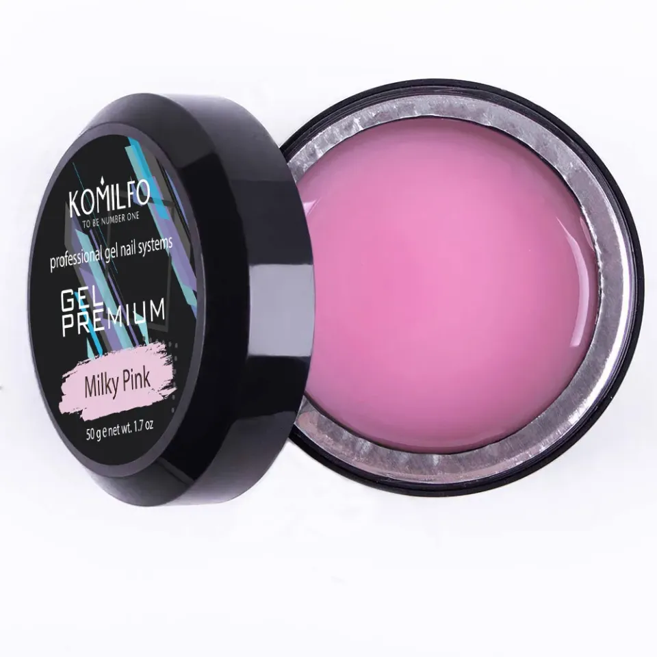 Komilfo Gel Premium Milky Pink gel costruttore 50 g rosato