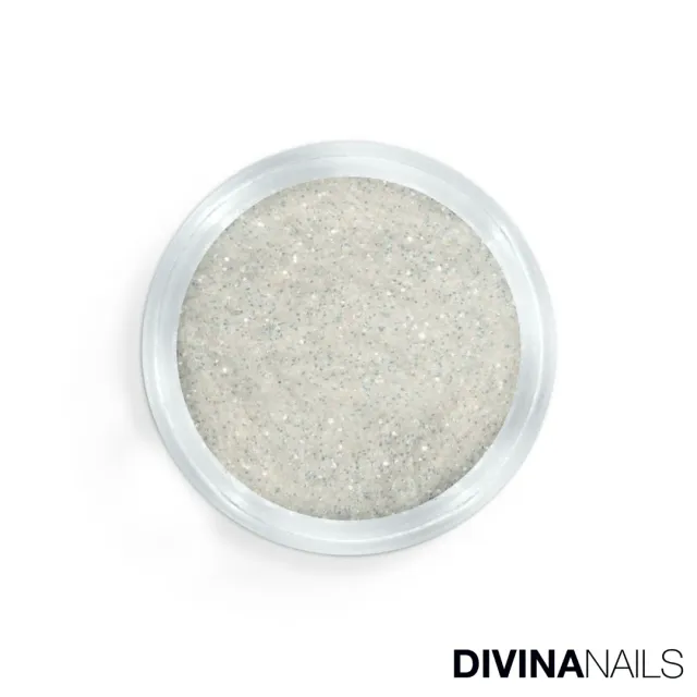 Diva Nails Crystal Holo White glitter unghie 2g bianco olografico