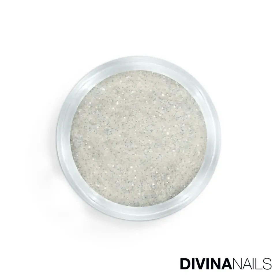 Diva Nails Crystal Holo White glitter unghie 2g bianco olografico