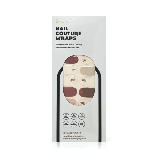 Lauren B Beauty Milky Beige Abstract cerotti gel nude