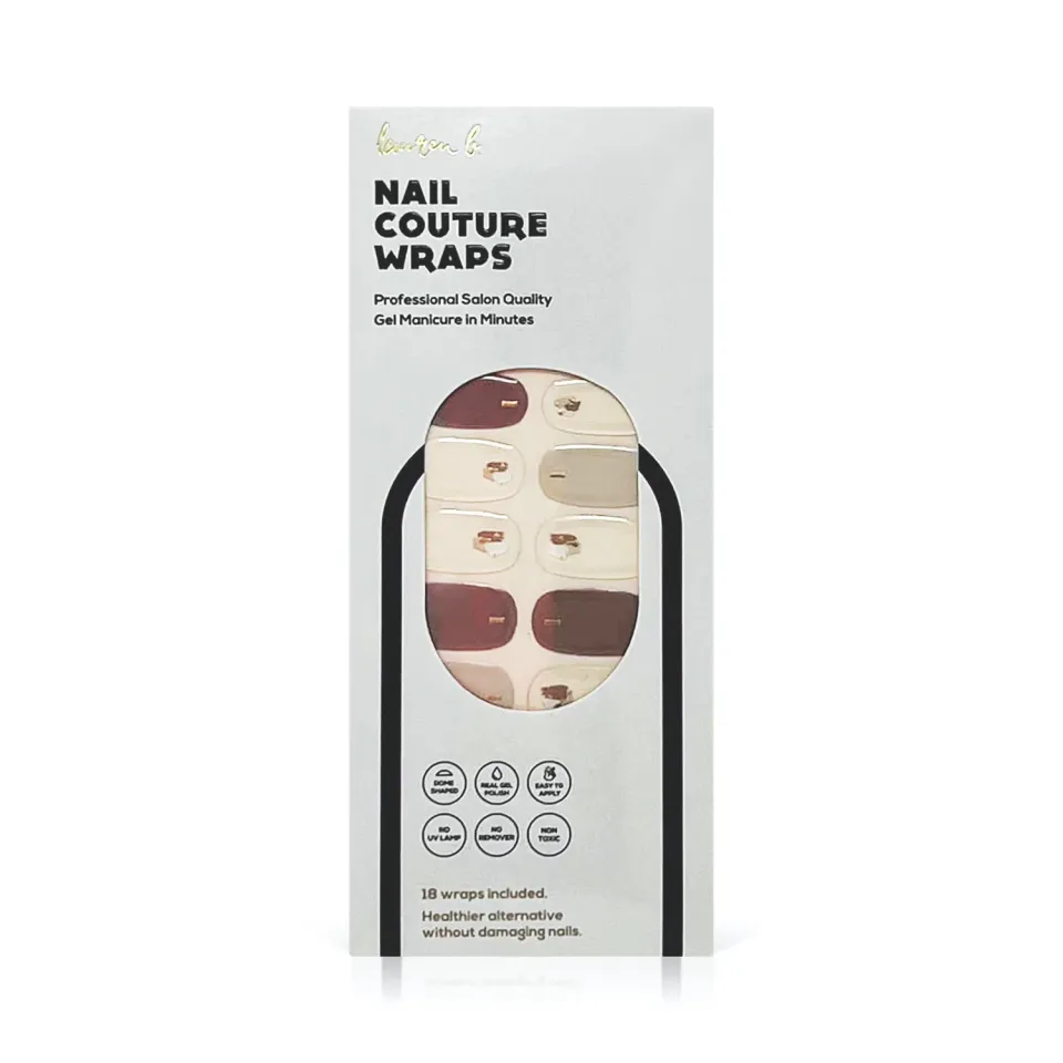 Lauren B Beauty Milky Beige Abstract cerotti gel nude