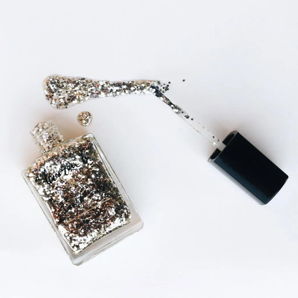 Lauren B Beauty Bright Lights smalto glitter oro argento