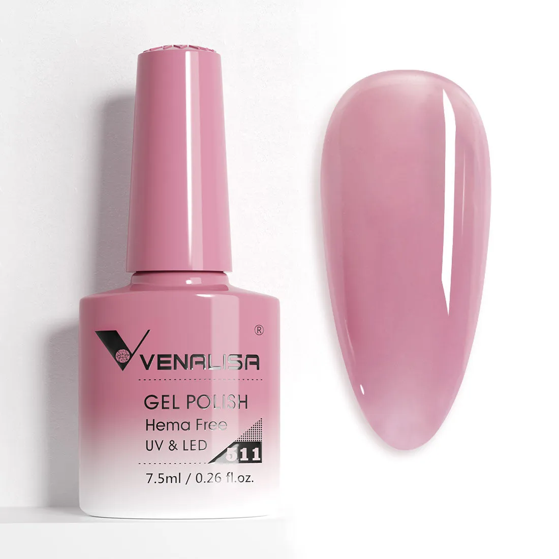 Venalisa Jelly Color smalto semipermanente 7,5 ml effetto jelly