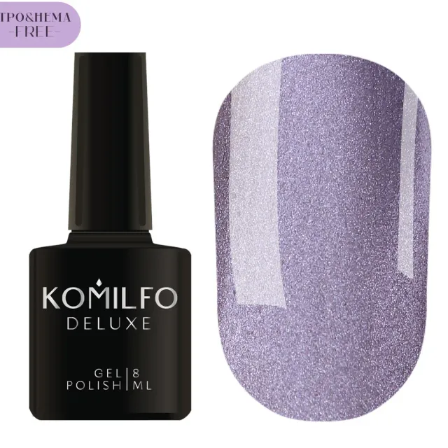 Komilfo Silk Cat Eye 004 smalto magnetico 8 ml lilla HEMA free