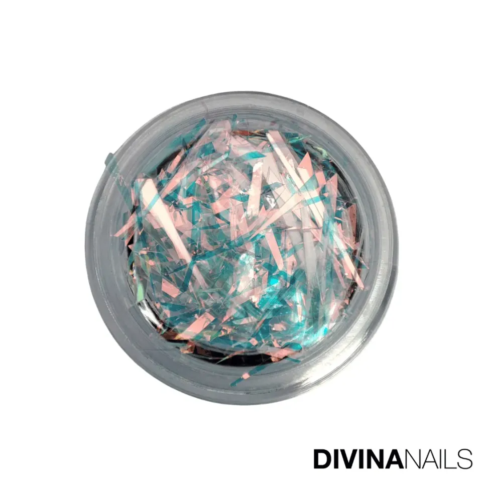 Diva Nails Shapes Foil Pink Quartz foil unghie metallizzato