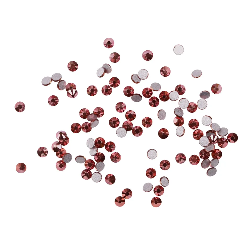 Komilfo strass Rose Gold misura 6 confezione 100 pezzi