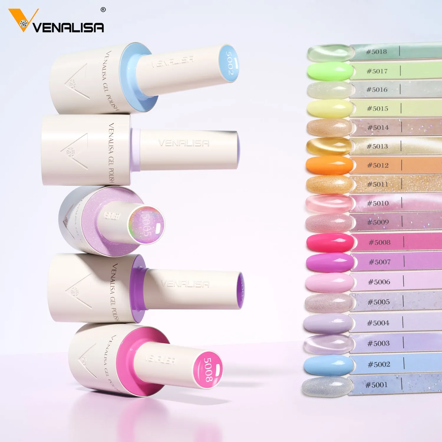 Venalisa V1 set 22 smalti semipermanenti 10ml 3 effetti
