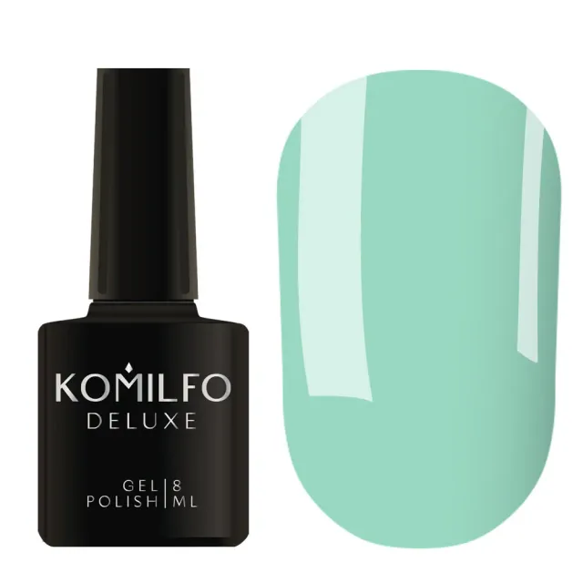 Komilfo Deluxe D147 smalto semipermanente blu turchese 8 ml