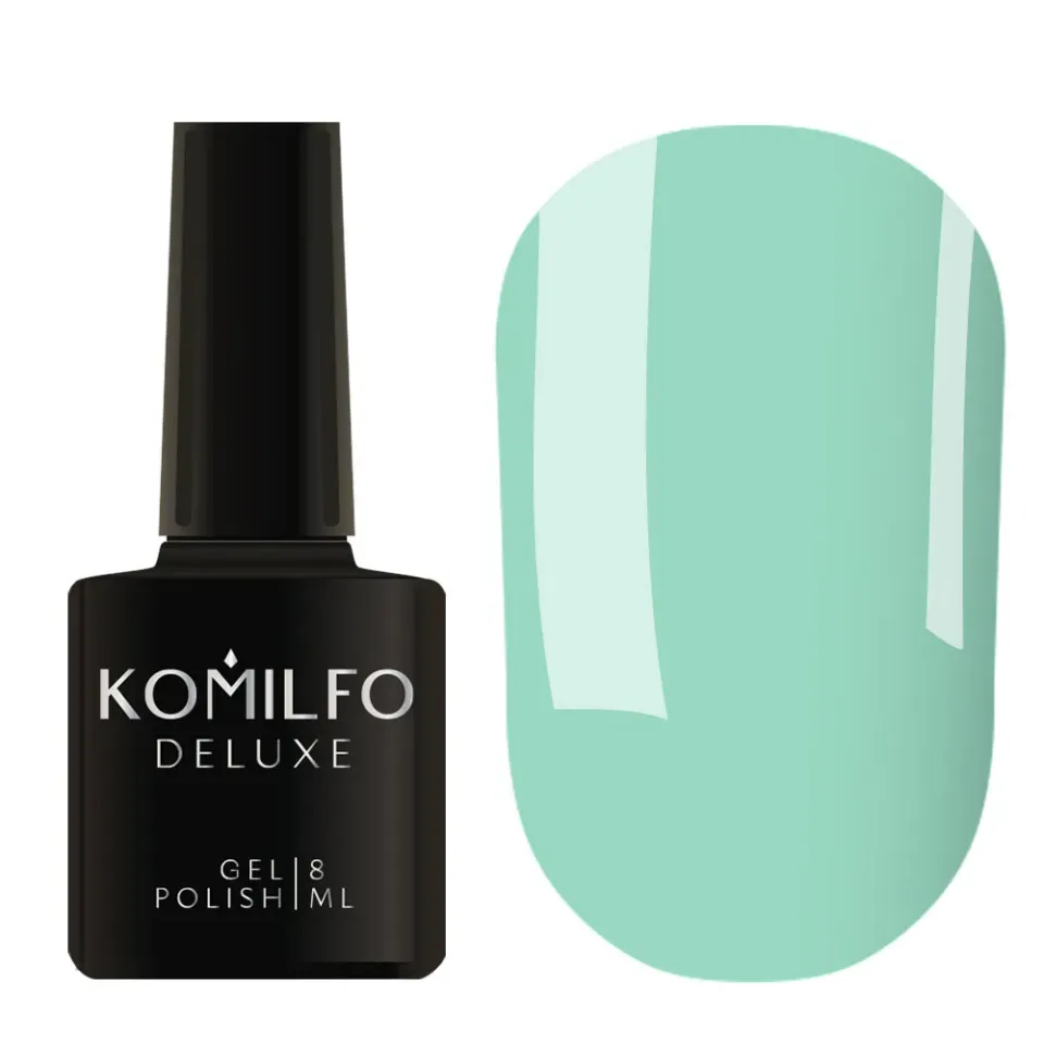 Komilfo Deluxe D147 smalto semipermanente blu turchese 8 ml