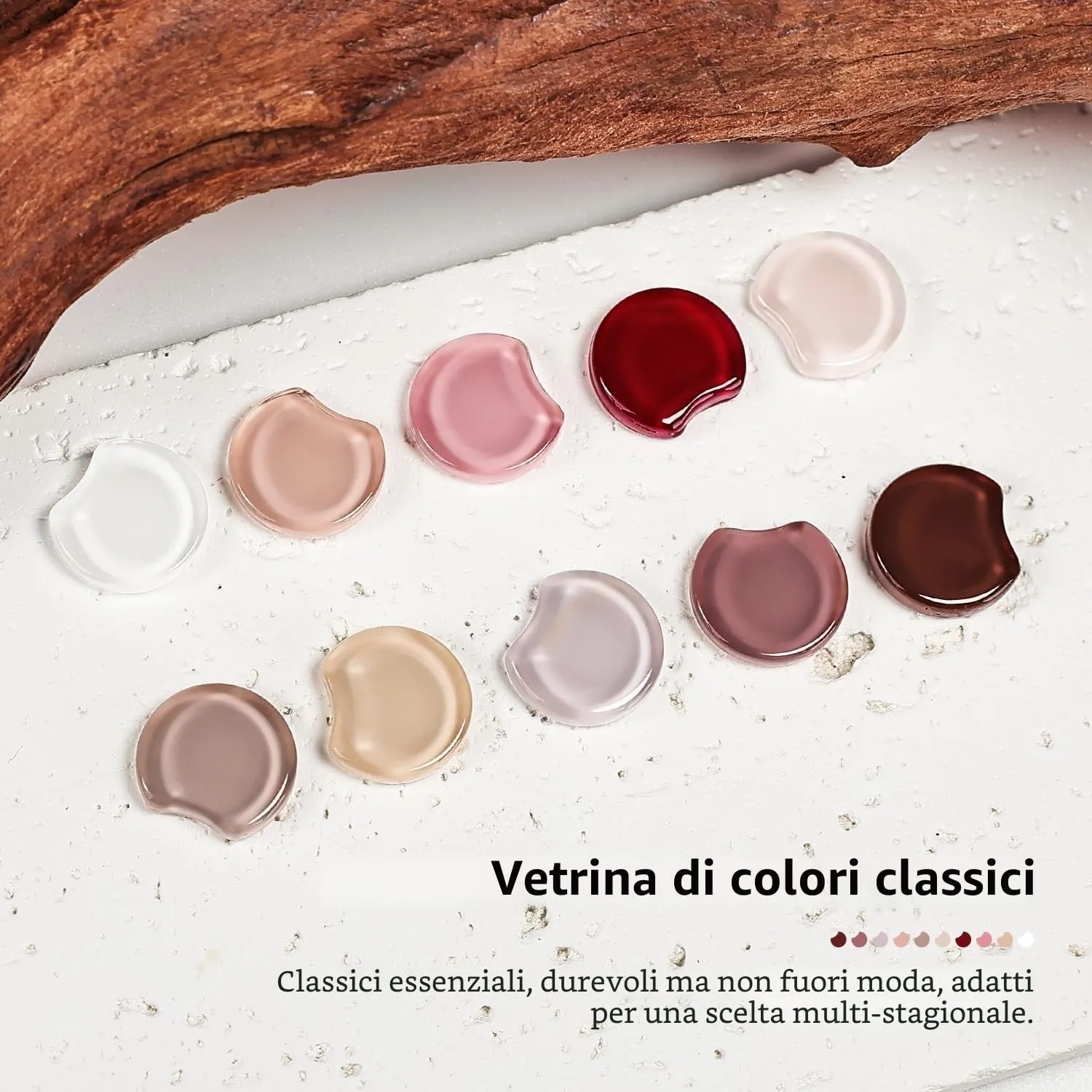 Jodsone Set Smalti Gel B33-38 10 colori base+top