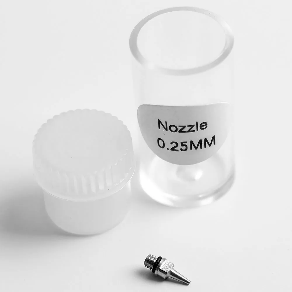 Komilfo AR-001 ugello aerografo 0,25 mm ricambio metallo