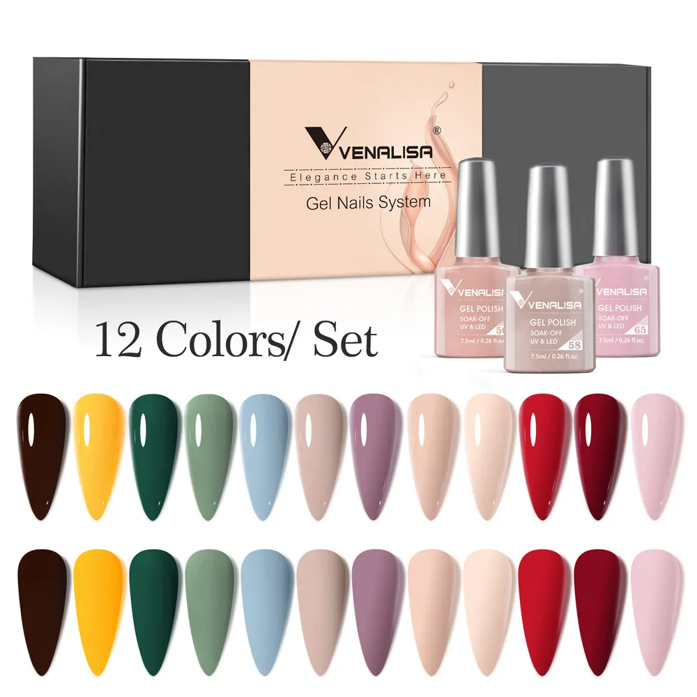 Venalisa Any Time smalti semipermanenti 12 colori 7,5ml TPO free