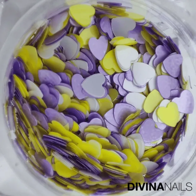Diva Nails Colour Heart 06 decorazioni unghie 2g cuori