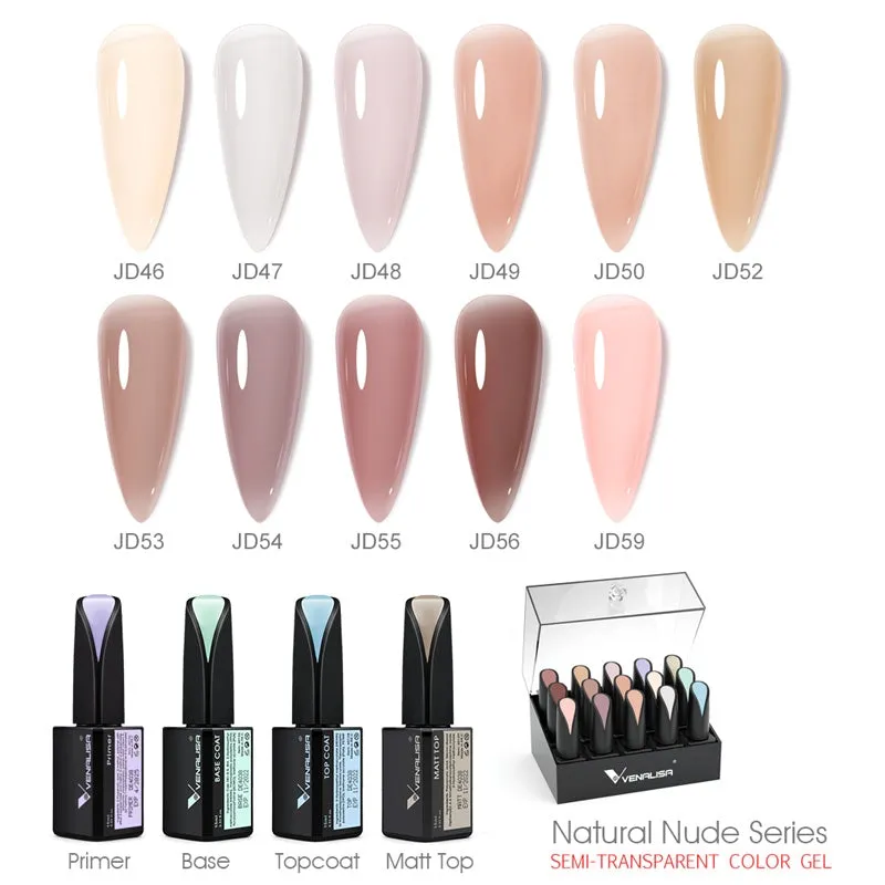 Venalisa Natural Nude KS4 smalto semipermanente 15pz nude