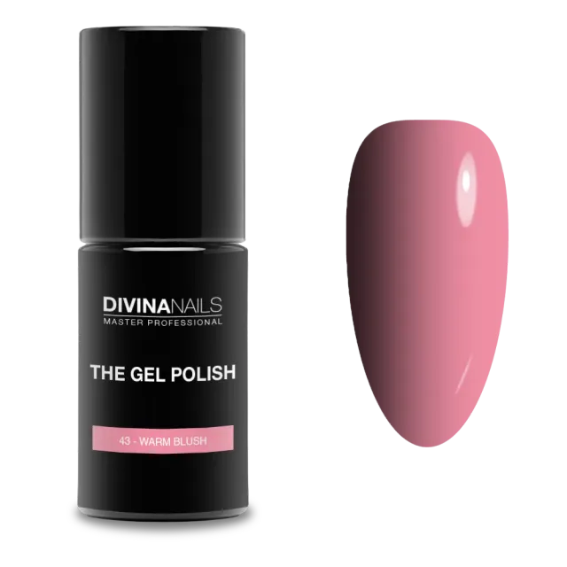 Diva Nails The Gel Polish 43 Warm Blush semipermanente 8ml nude