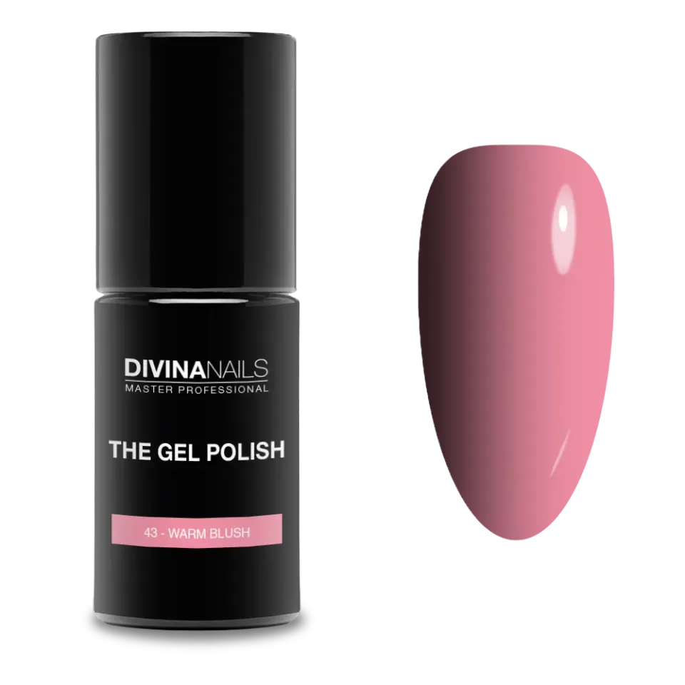 Diva Nails The Gel Polish 43 Warm Blush semipermanente 8ml nude