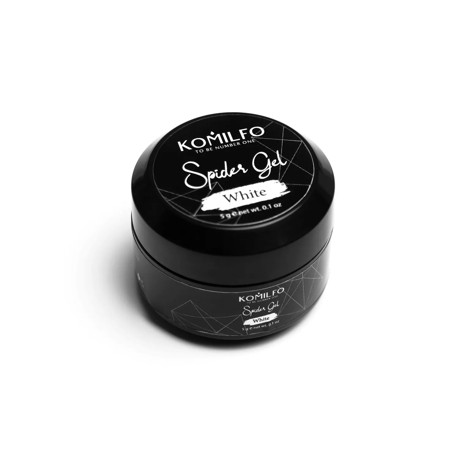 Komilfo Spider Gel White gel nail art 5 g bianco