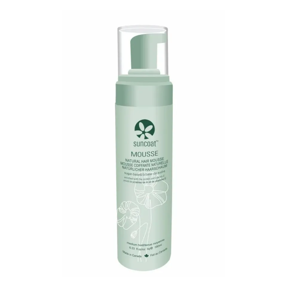 Suncoat Natural Styling Mousse capelli 190 ml limone