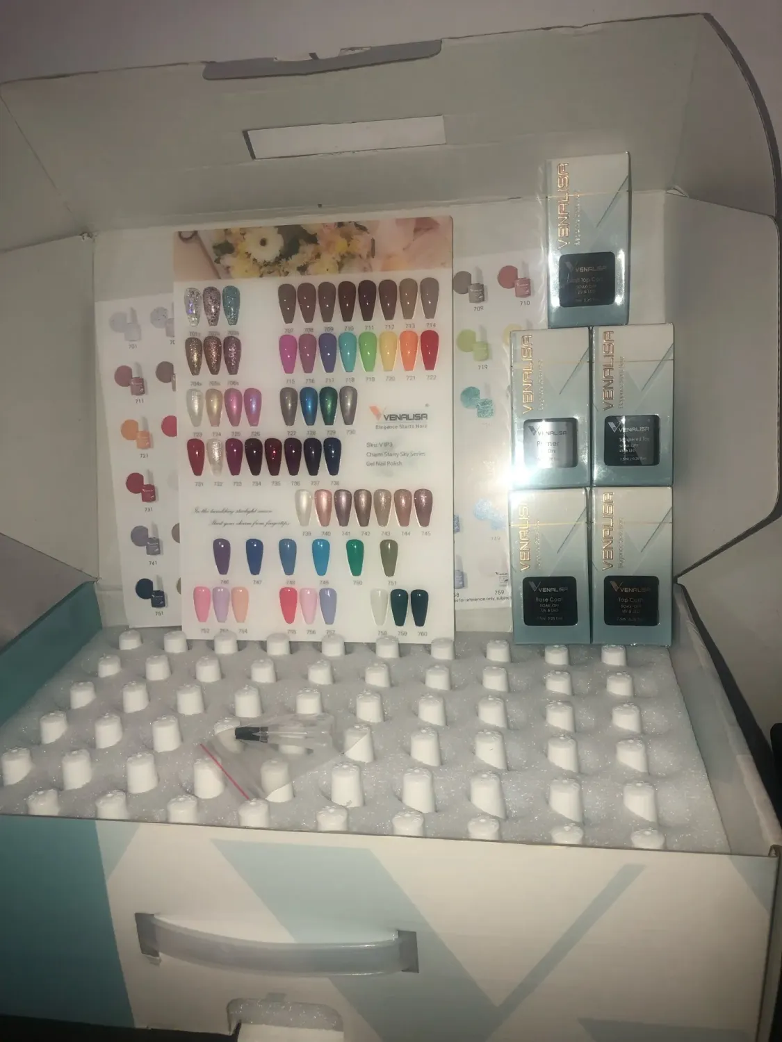 Venalisa VIP3 Kit Smalti Semipermanenti 60 Colori 7,5ml