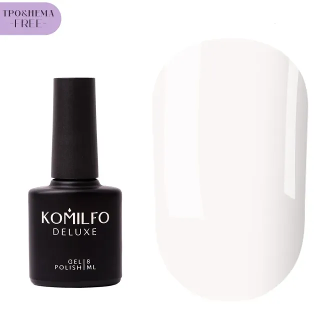 Komilfo Milky White base semipermanente 8 ml senza HEMA/TPO