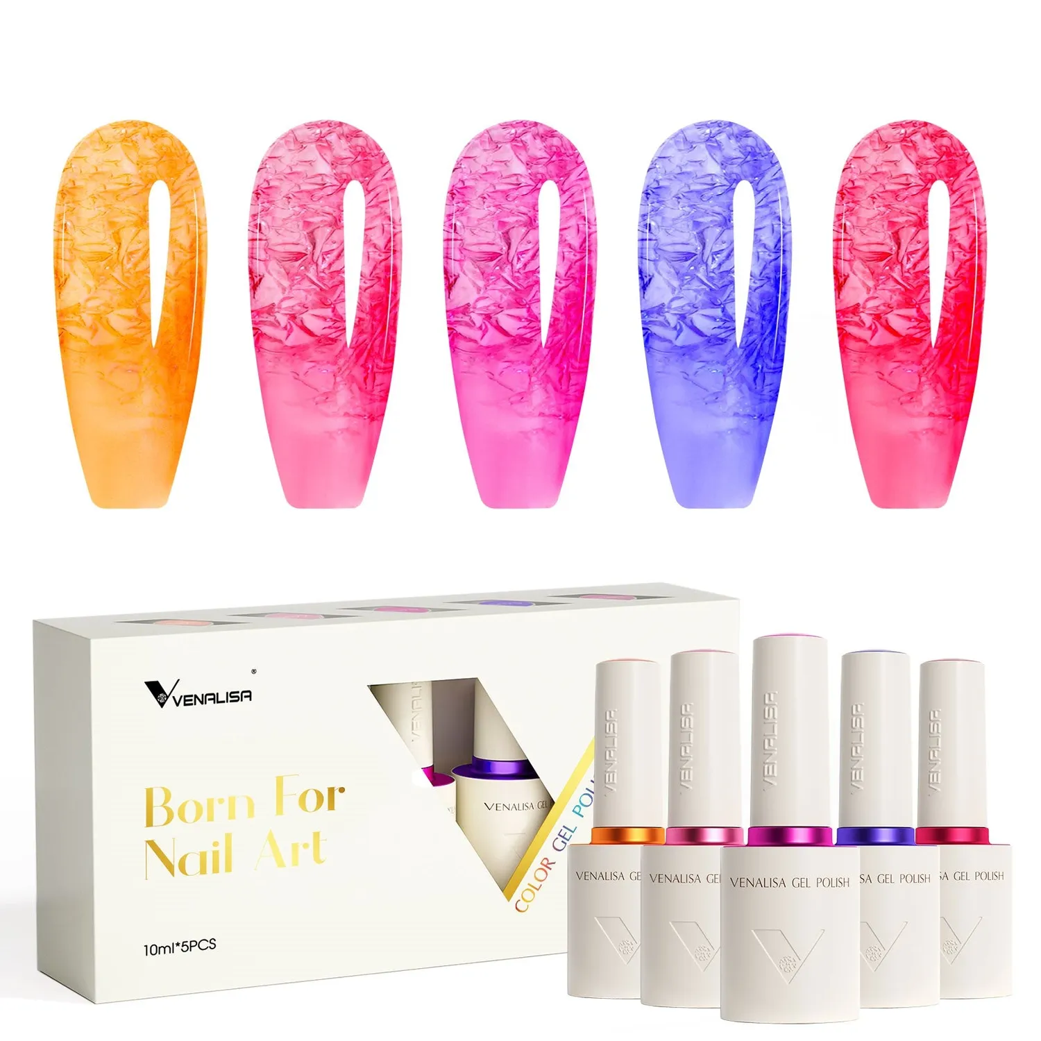 Venalisa Fairy Drip Kit Smalto Gel 5x10ml + Tips