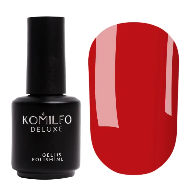 Komilfo Deluxe D080 smalto semipermanente 15 ml rosso smalto