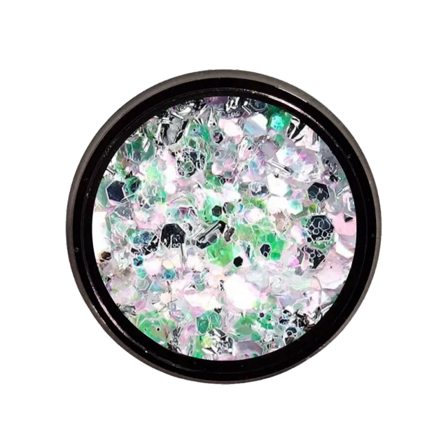 Diva Nails Flakes Crystal 04 flakes unghie argento