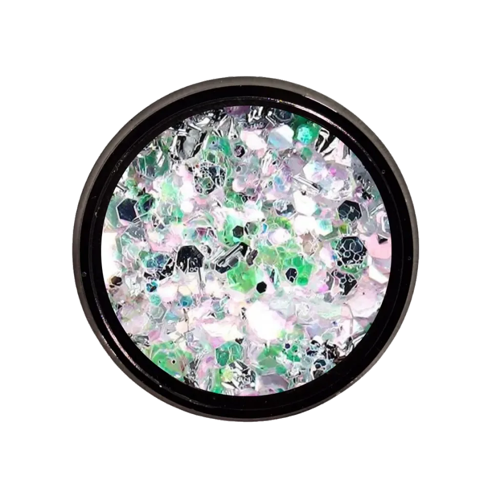 Diva Nails Flakes Crystal 04 flakes unghie argento