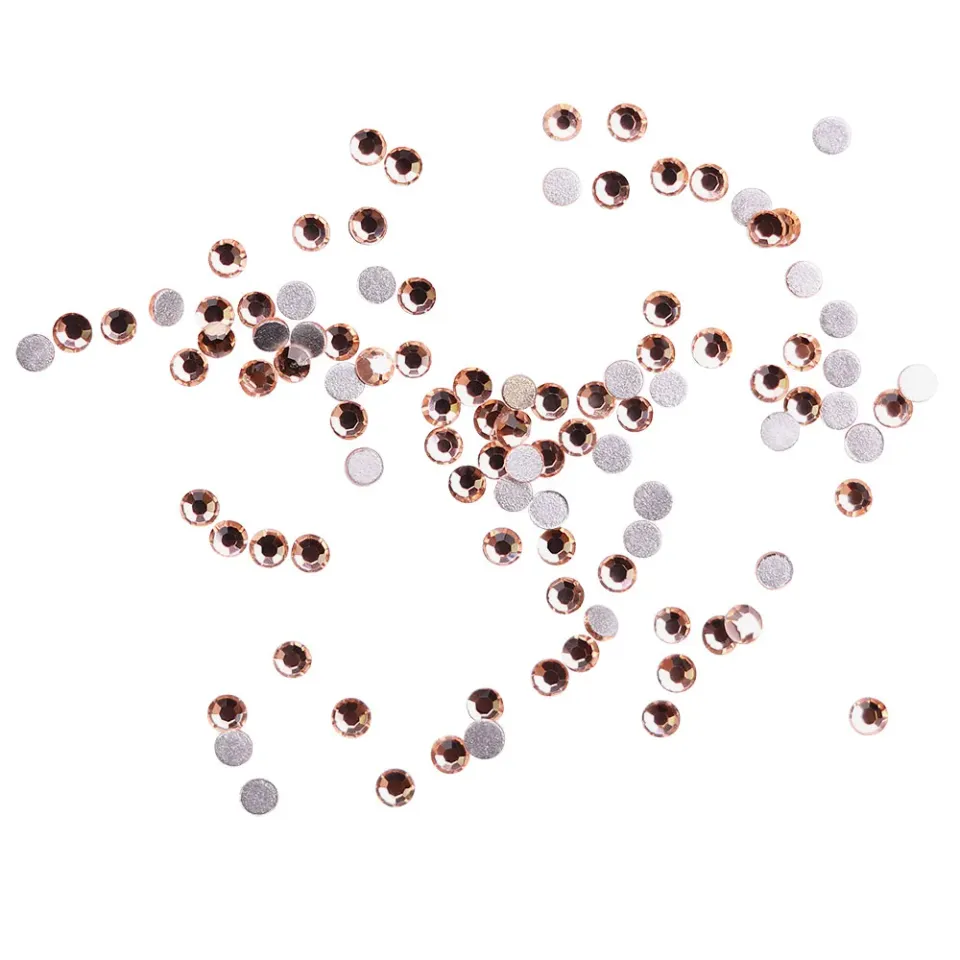 Komilfo strass unghie Light Peach misura 4 confezione 100 pz