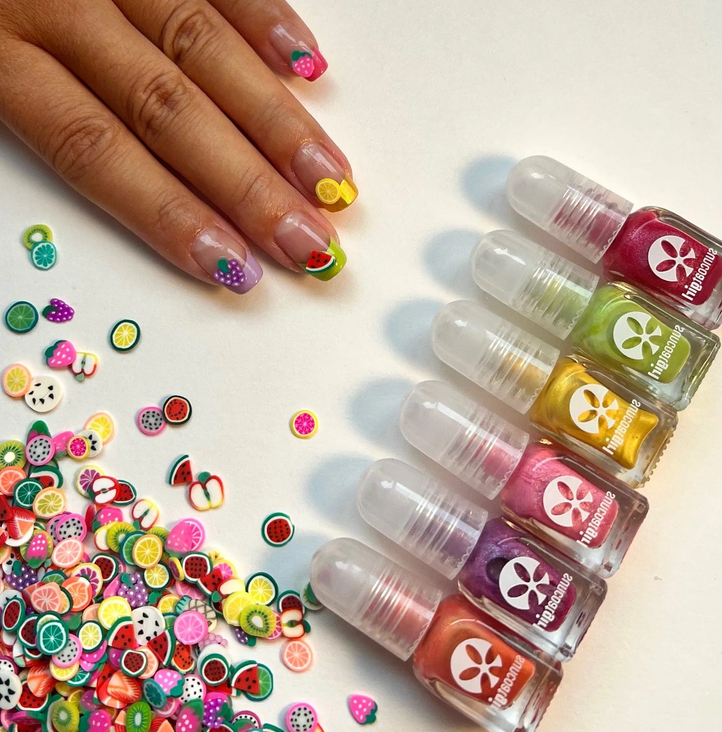 Suncoatgirl Fresh & Fruity set smalti 6x2 ml profumati