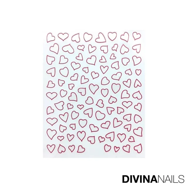 Diva Nails Stickers Sweet Heart stickers unghie san valentino