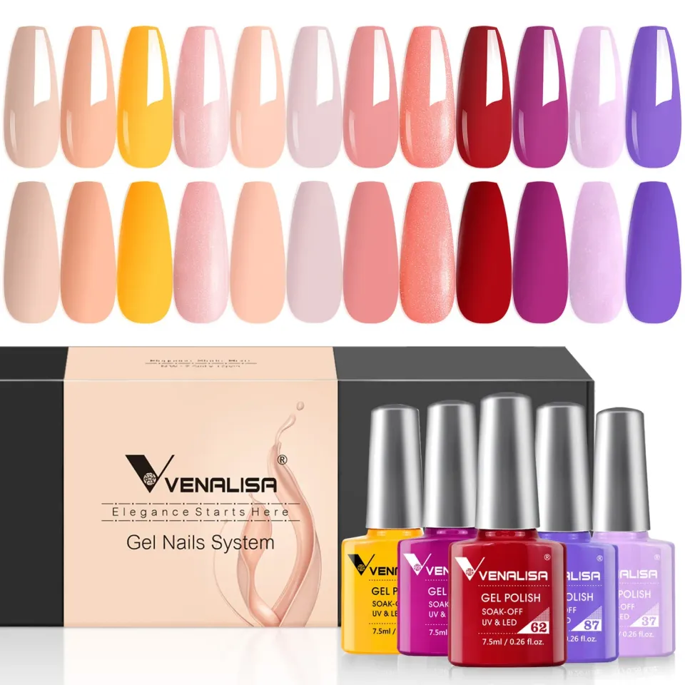 Venalisa Harmony H443 smalto gel 12 colori 7,5ml TPO free