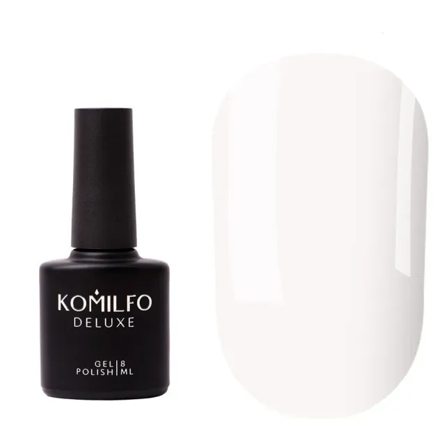 Komilfo Milky White Base semipermanente 8 ml bianco latte
