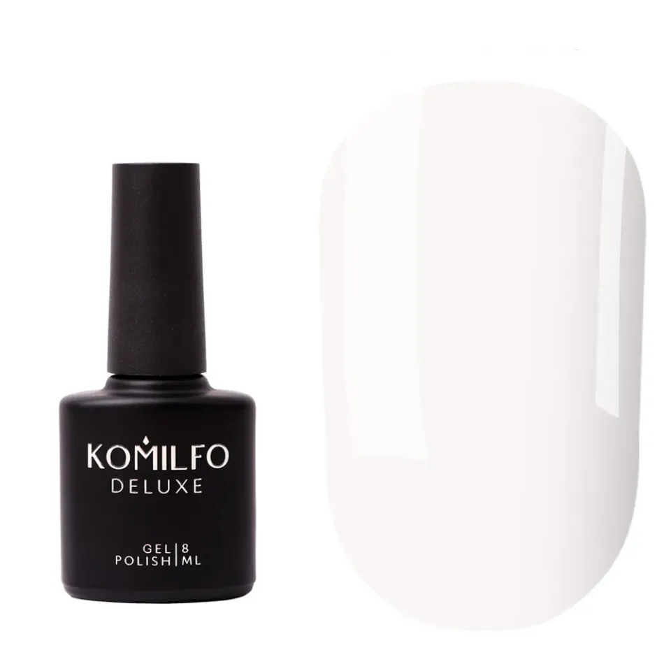 Komilfo Milky White Base semipermanente 8 ml bianco latte