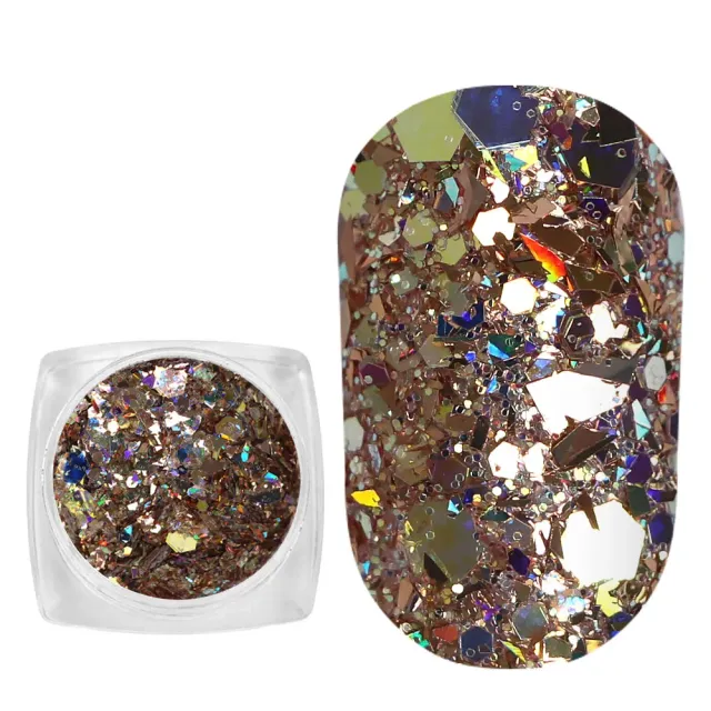 Komilfo Mix Chameleon 002 paillettes unghie 1,5 g