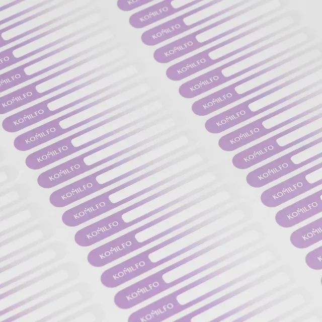 Komilfo Stickers adesivi per tips foglio 148 pezzi